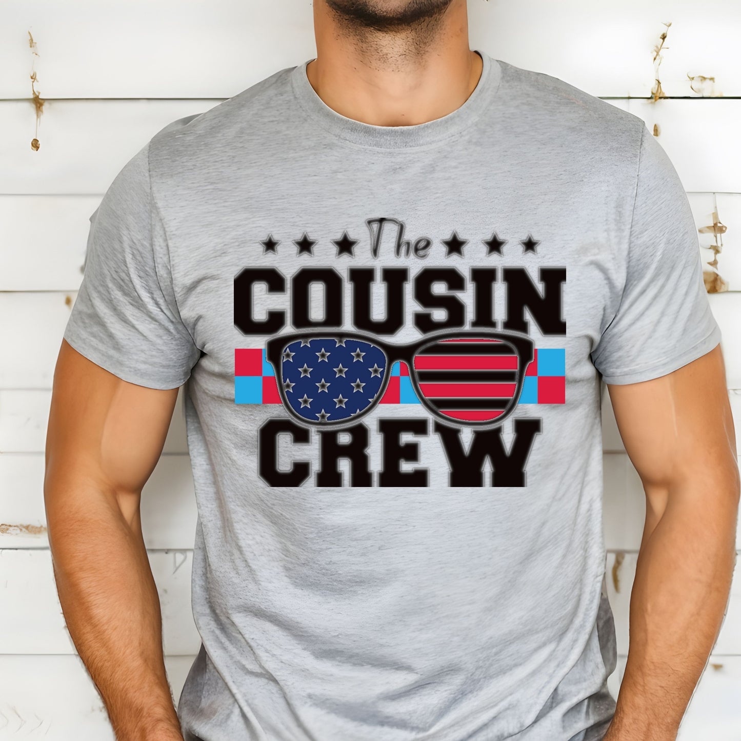 Cousin Crew 4th Of July Shirt, Cartoon 4th July Shirt, Fourth Of July, Independence Day Shirt,  4t of July Coquette Shirt