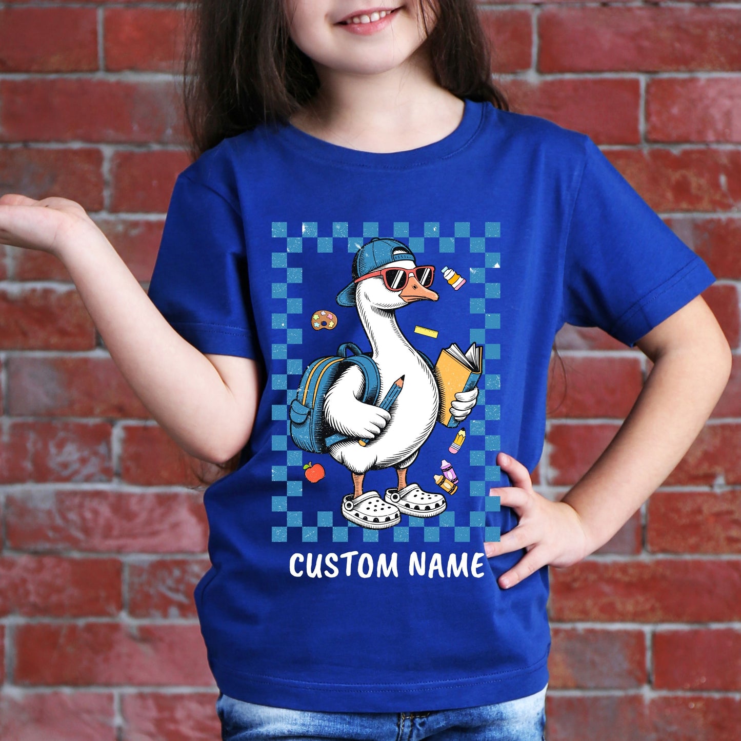 Back To School T-Shirt, First Day Of School Shirt, Back To School Boy Girl T-Shirt, School Goose shirt