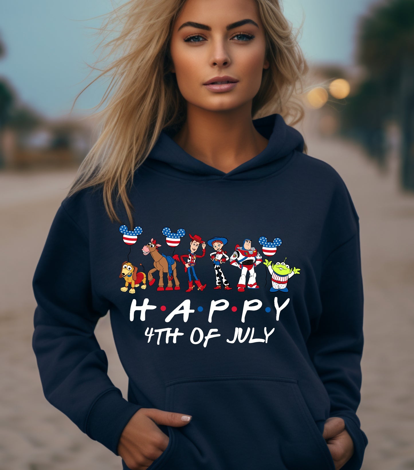 Mouse 4th Of July Hoodie, Cartoon 4th July Hoodie, Fourth Of July, Independence Day Hoodie, 4t of July Coquette Hoodie (Copy)