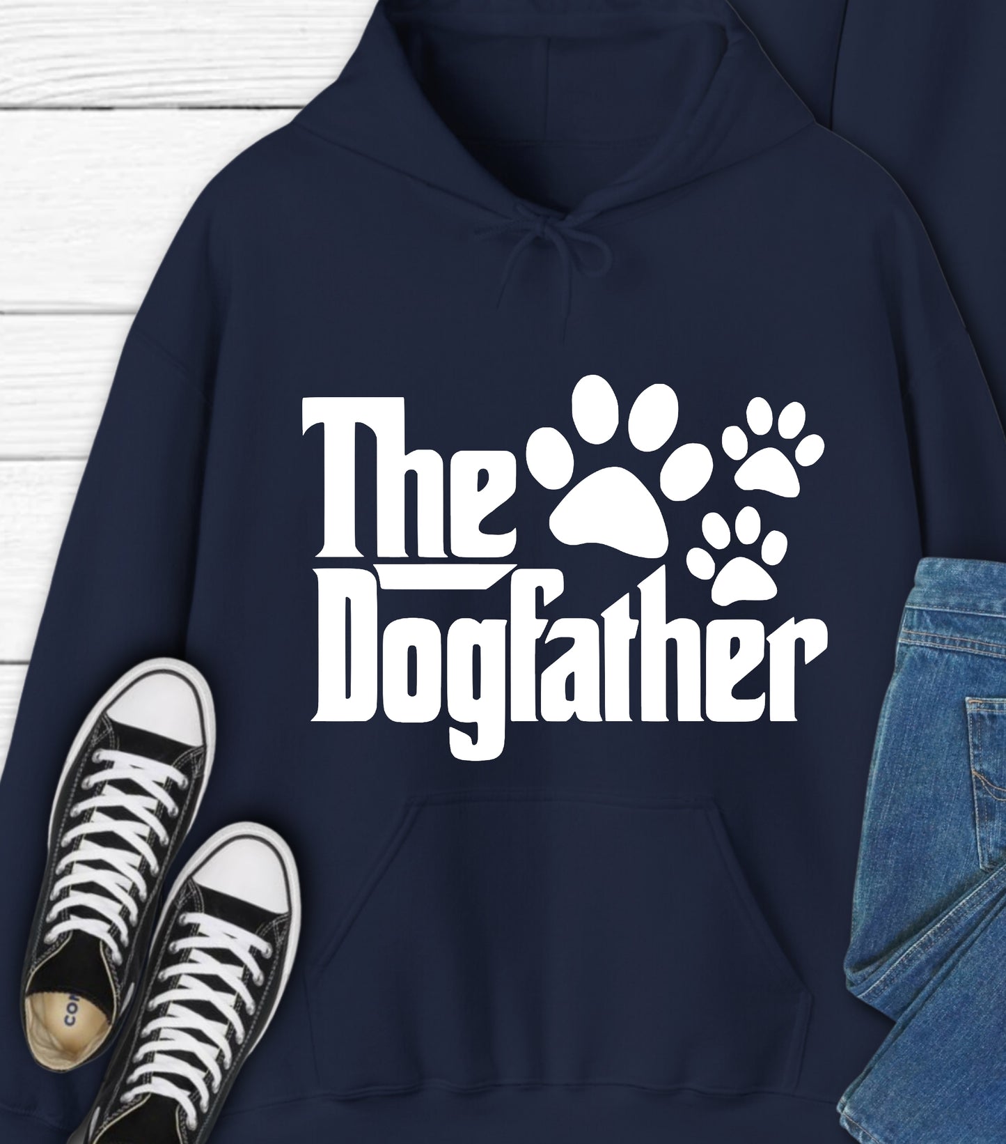 The Dogfather hoodie, Dog Father's Day Gift hoodie, Funny Father's Day hoodie,  Gift for Dogs Dad Hoodie