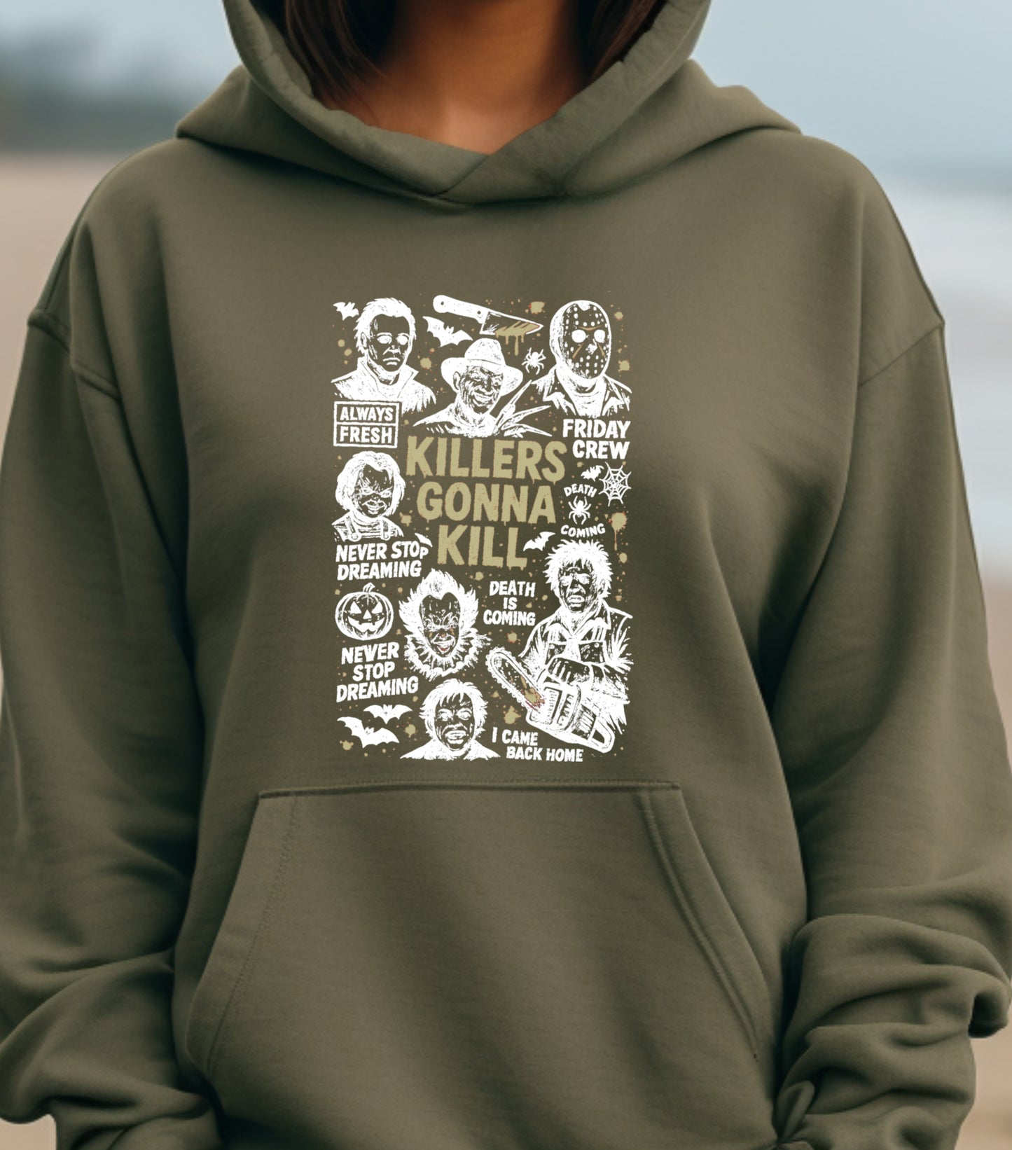 Horror Friends Hoodie, Retro Halloween Hoodie, The Boys Of Fall for gift Hoodie, Horror Movie Halloween hoodie