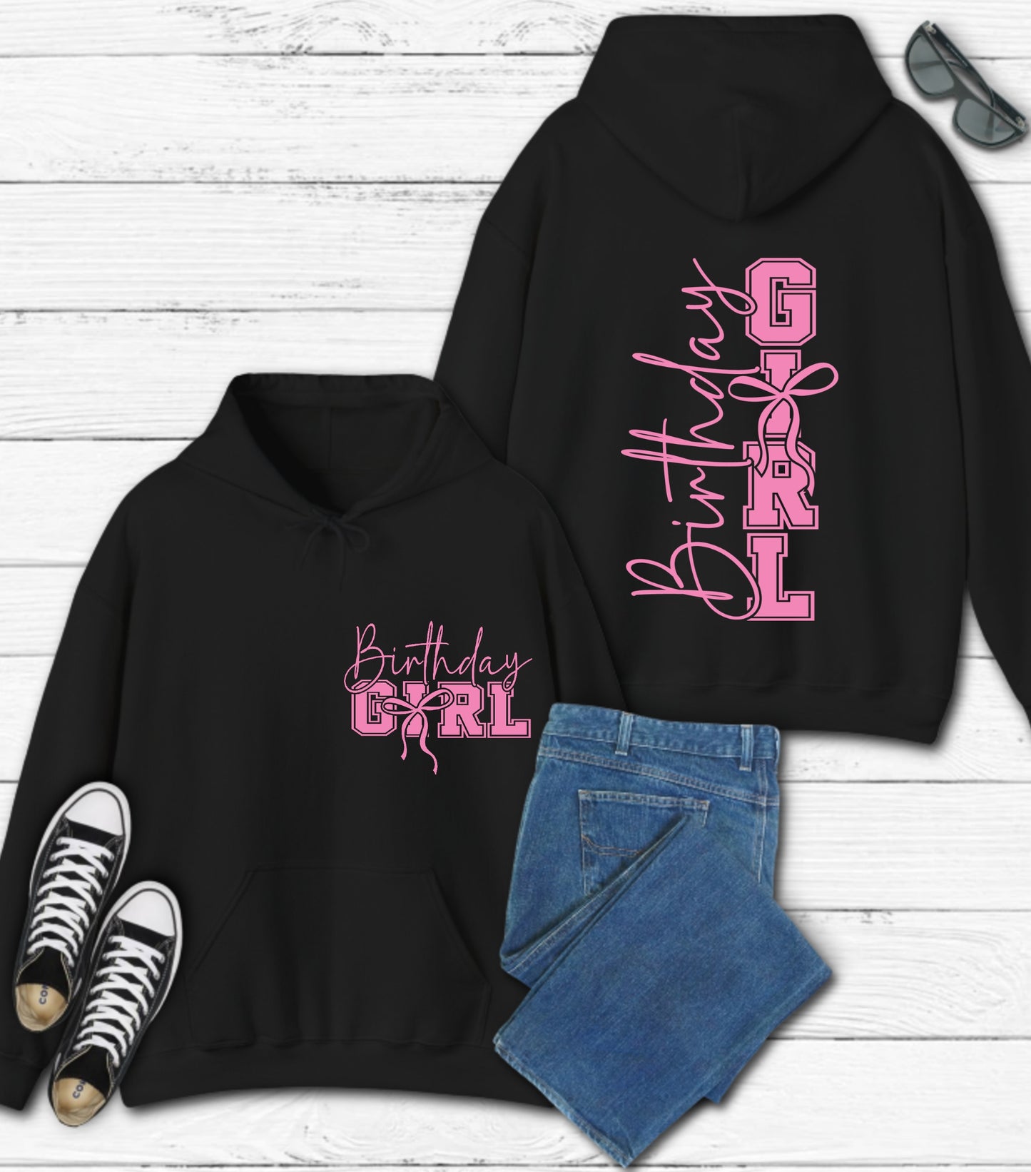 Birthday Girl Hoodie, Birthday Girl Coquette Hoodie, Birthday Coquette Hoodie, Happy Birthday Hoodie