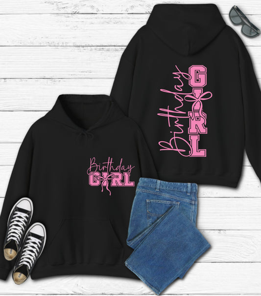 Birthday Girl Hoodie, Birthday Girl Coquette Hoodie, Birthday Coquette Hoodie, Happy Birthday Hoodie