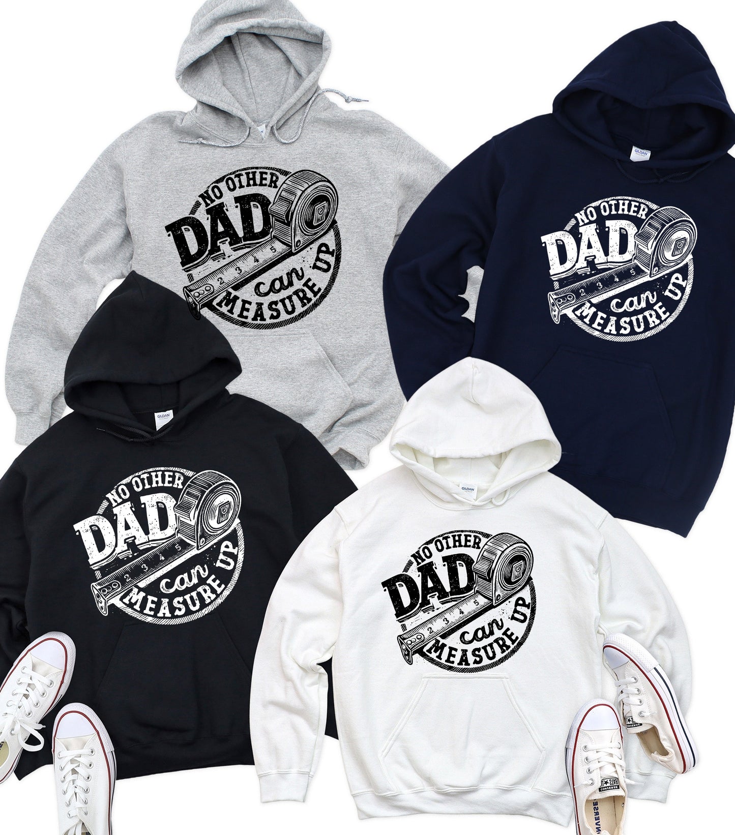 Funny Dad Beyond Measure Dad hoodie Fathers Day Trendy Measuring Tape Dad hoodie Birthday gift Father Hoodie