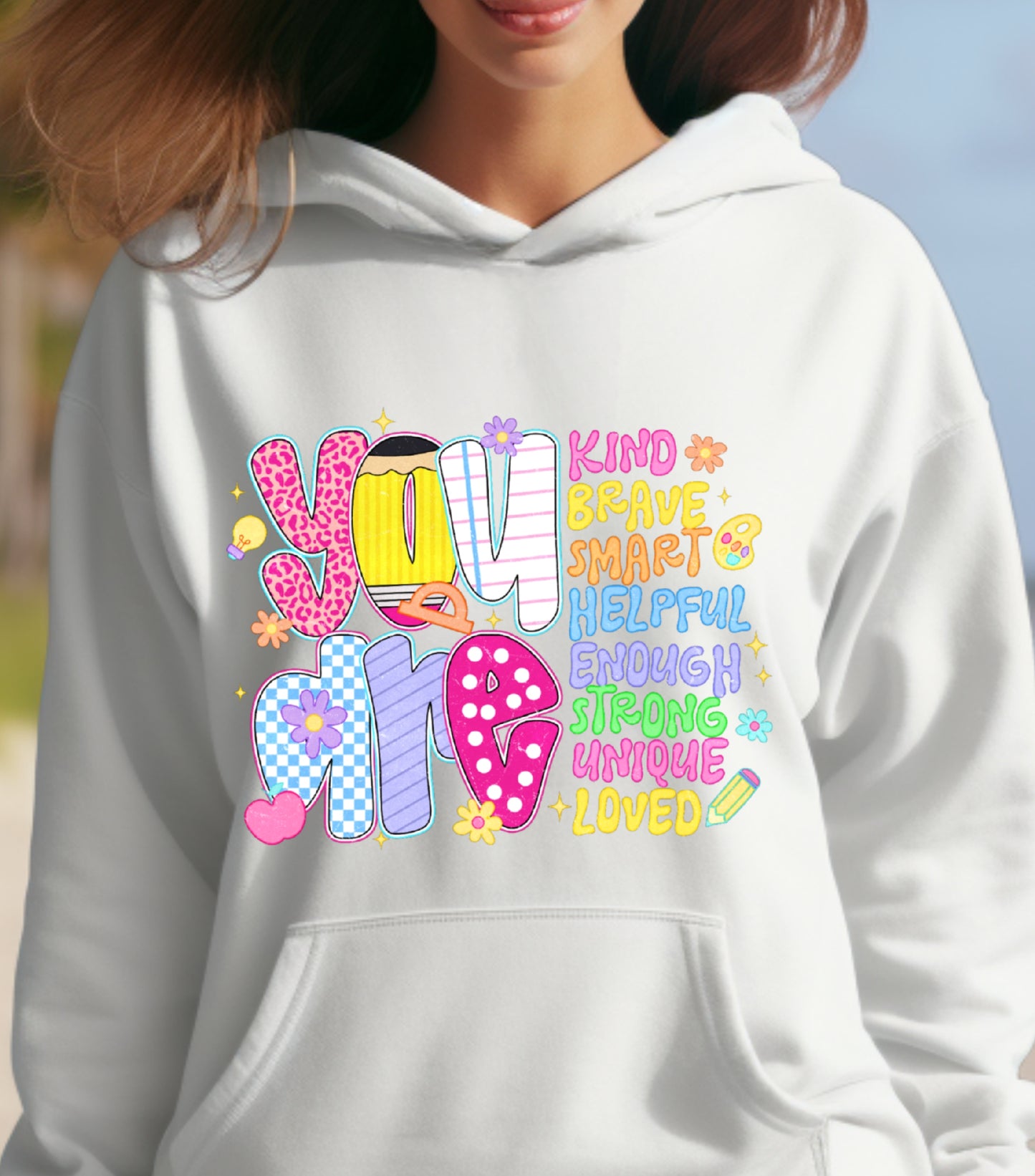 Back To School Hoodie, Hello School Hoodie, You Are Kind, Teacher Life Gift Hoodie, First Day Of School, Teacher Appreciation Gift Hoodie