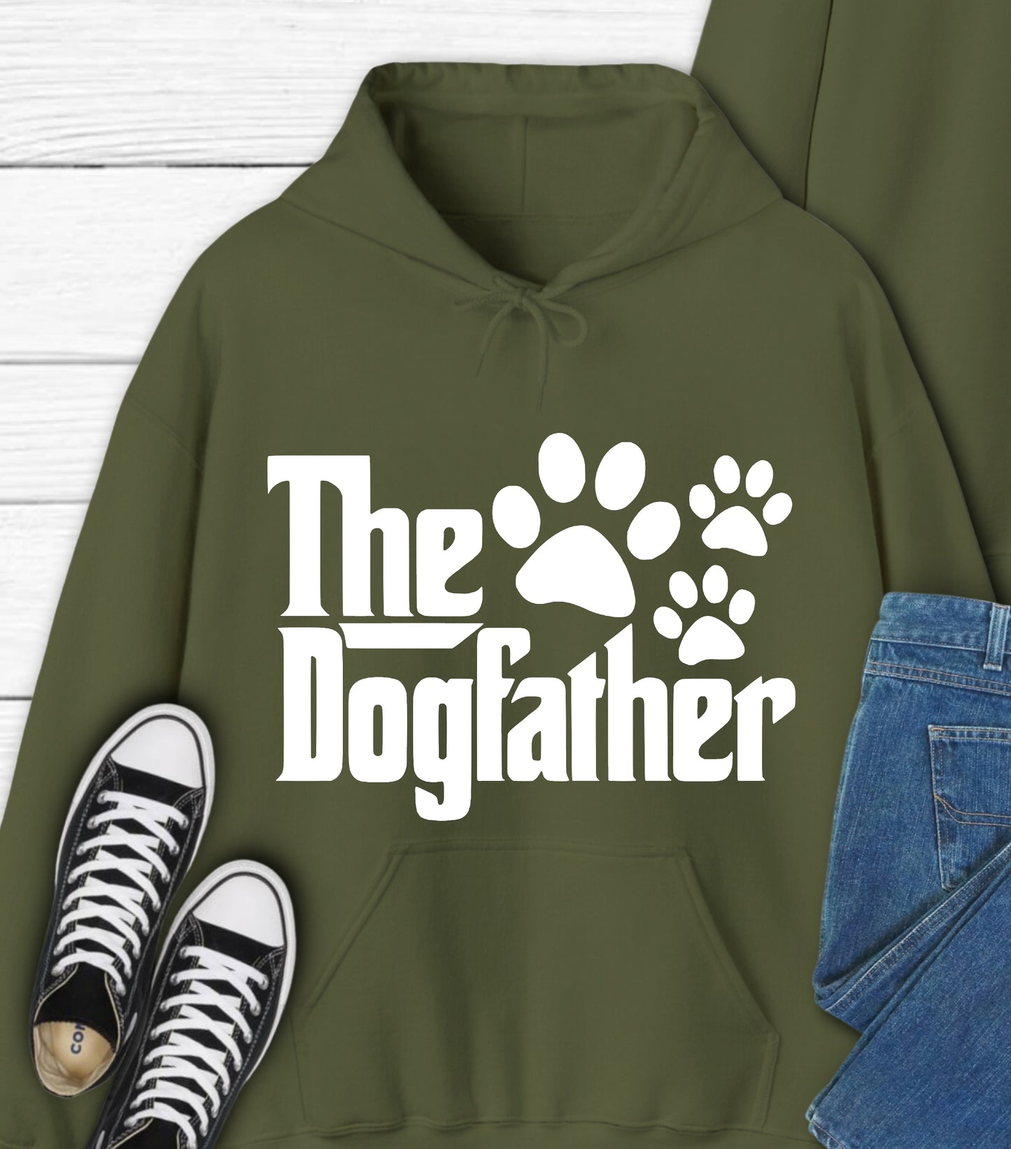 The Dogfather hoodie, Dog Father's Day Gift hoodie, Funny Father's Day hoodie,  Gift for Dogs Dad Hoodie