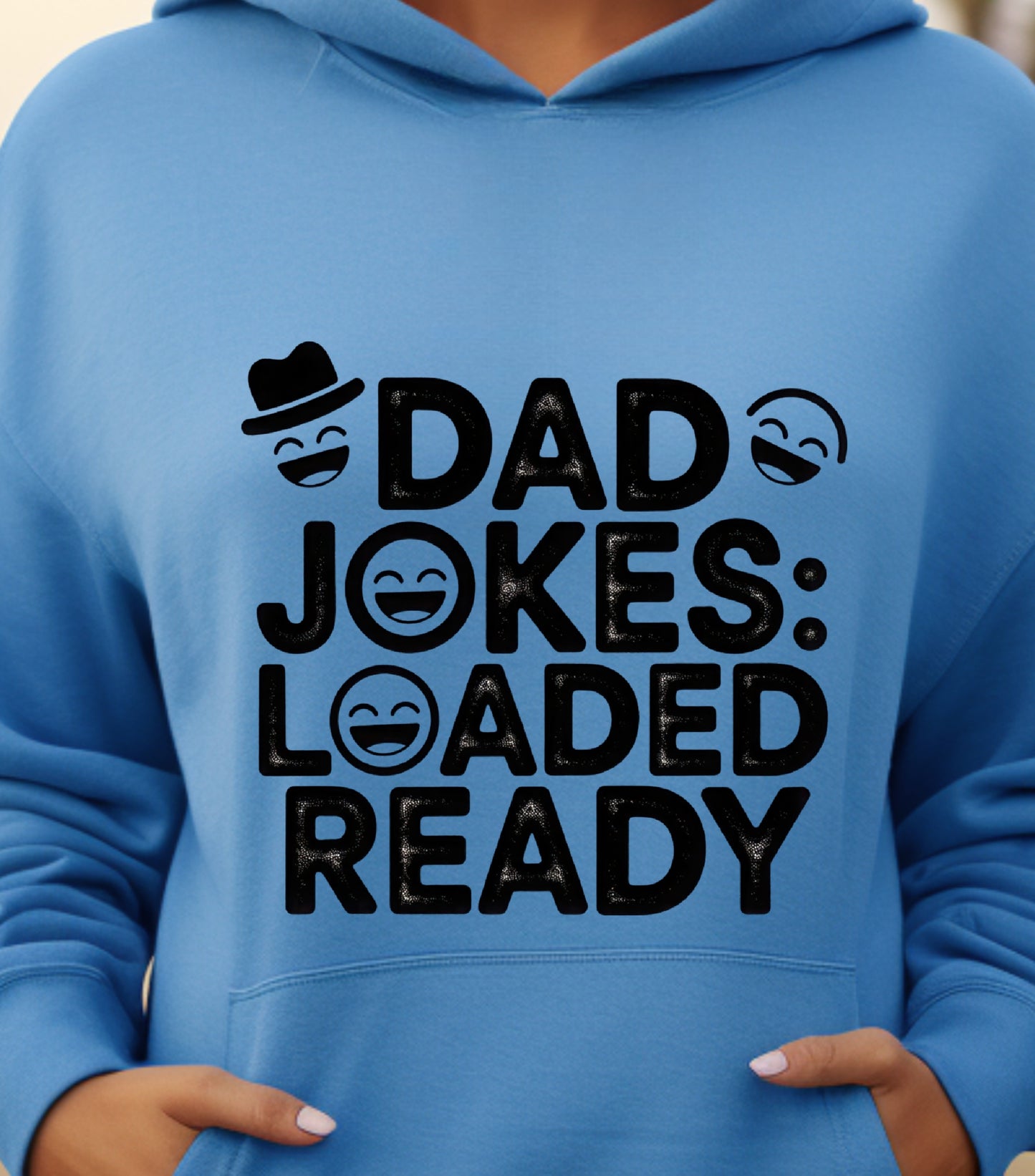Dad Jokes Loaded Ready Hoodie, Funny Father hoodie, Humor Retro hoodie, happy fathers day hoodie
