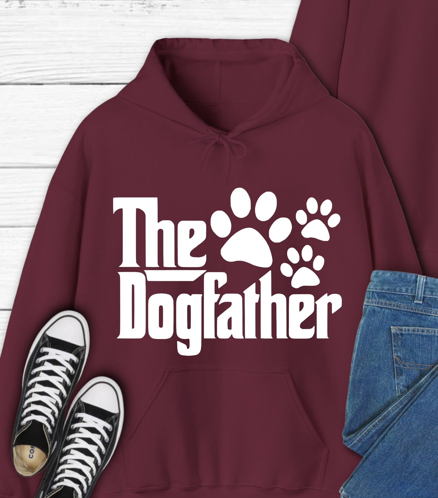 The Dogfather hoodie, Dog Father's Day Gift hoodie, Funny Father's Day hoodie,  Gift for Dogs Dad Hoodie