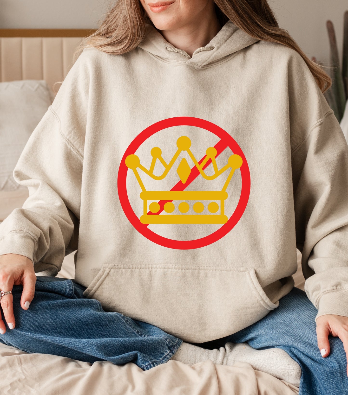 No Kings in America Hoodie, Anti Authoritarian Protest Hoodie, For Social Justice Hoodie,  Democracy Not Monarchy America Hoodie, Nope Kings Hoodie (Copy) (Copy) (Copy)
