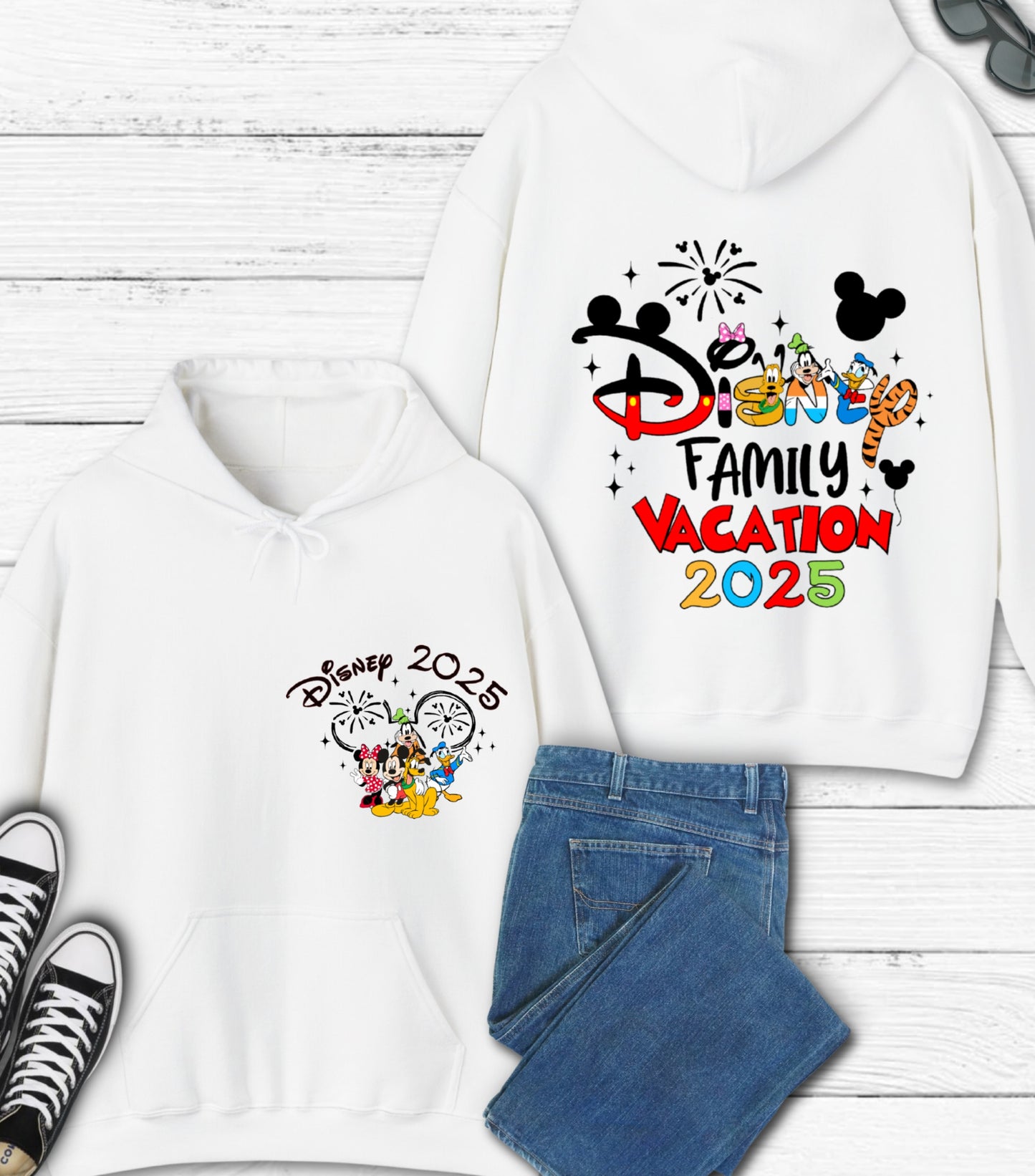 Family Vacation 2025 Hoodie, Magical Kingdom Hoodie, Family Trip,  Family Squad Hoodie, Friend Squad and Vacay Mode Hoodie