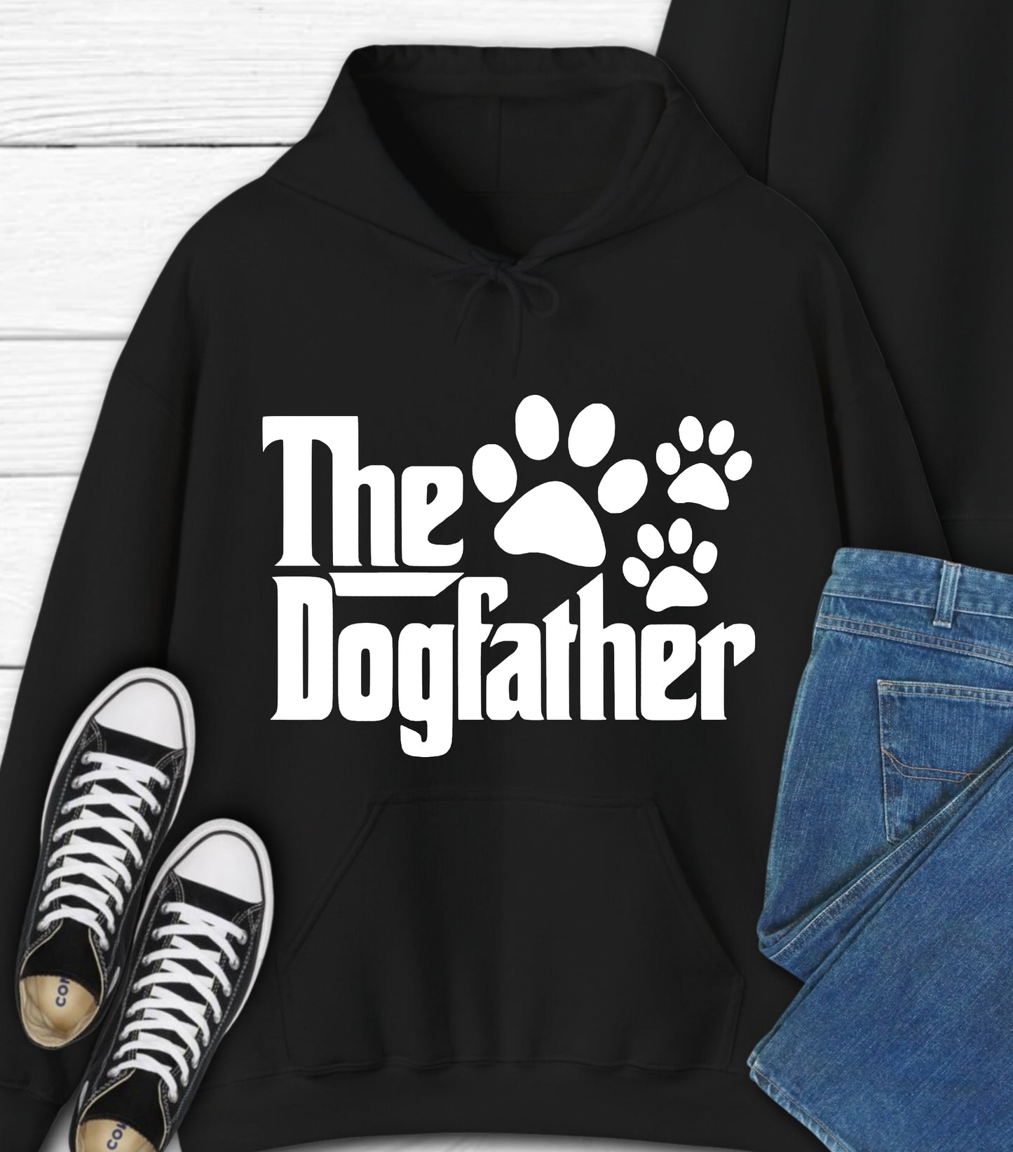 The Dogfather hoodie, Dog Father's Day Gift hoodie, Funny Father's Day hoodie,  Gift for Dogs Dad Hoodie