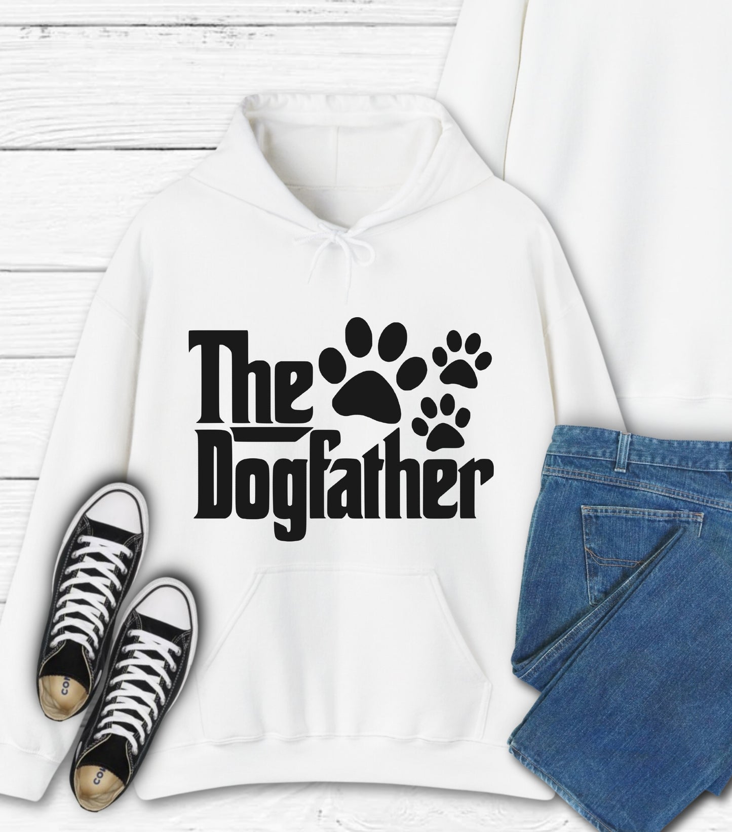 The Dogfather hoodie, Dog Father's Day Gift hoodie, Funny Father's Day hoodie,  Gift for Dogs Dad Hoodie