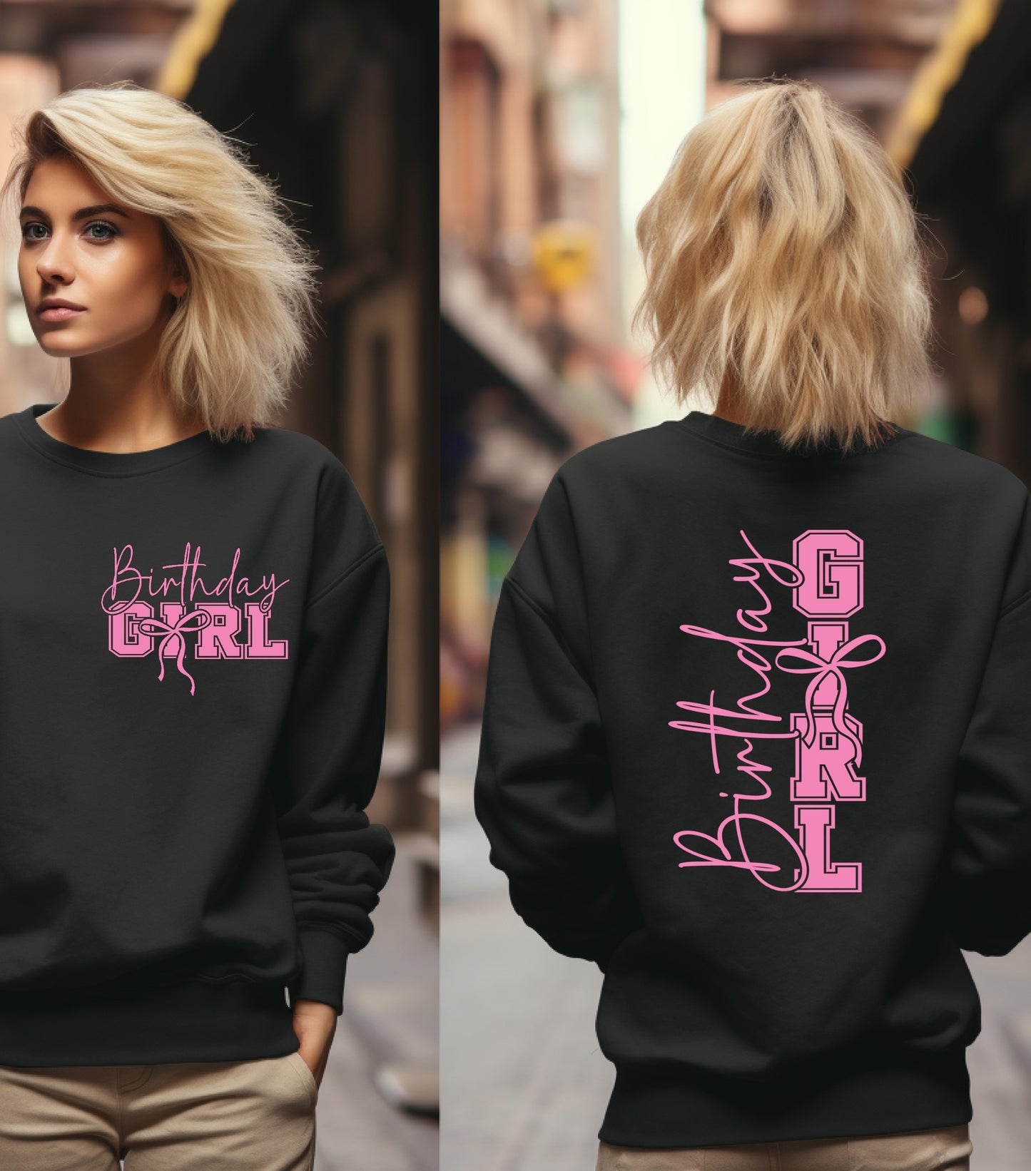 Birthday Girl Sweatshirt, Birthday Girl Coquette Sweatshirt, Birthday Coquette Sweatshirt, Happy Birthday Sweatshirt