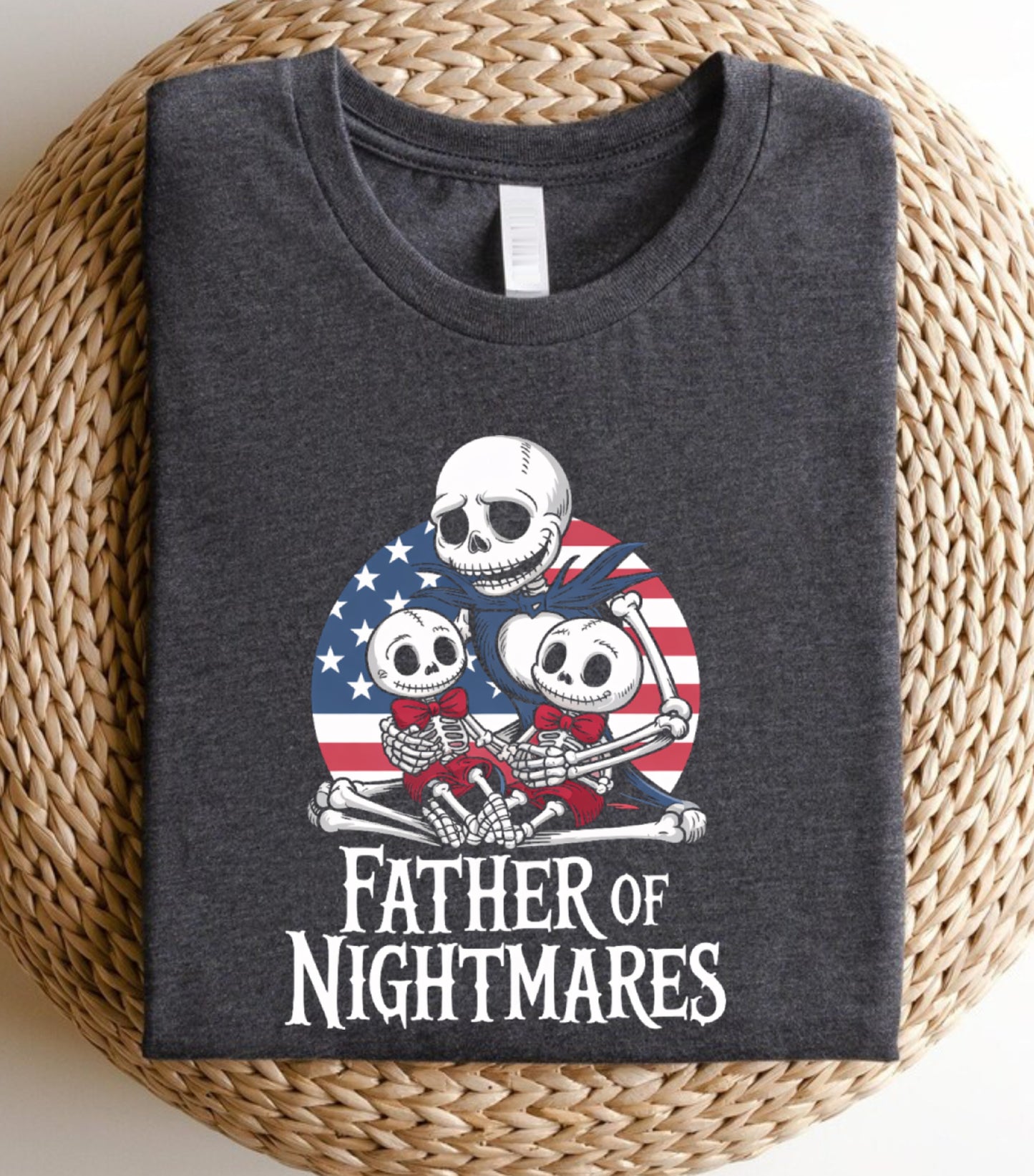 Father Of Nightmares Sweatshirt, Dad And Son Sweatshirt, Skellington Nightmare Sweatshirt, Father’s Day Gift Sweatshirt