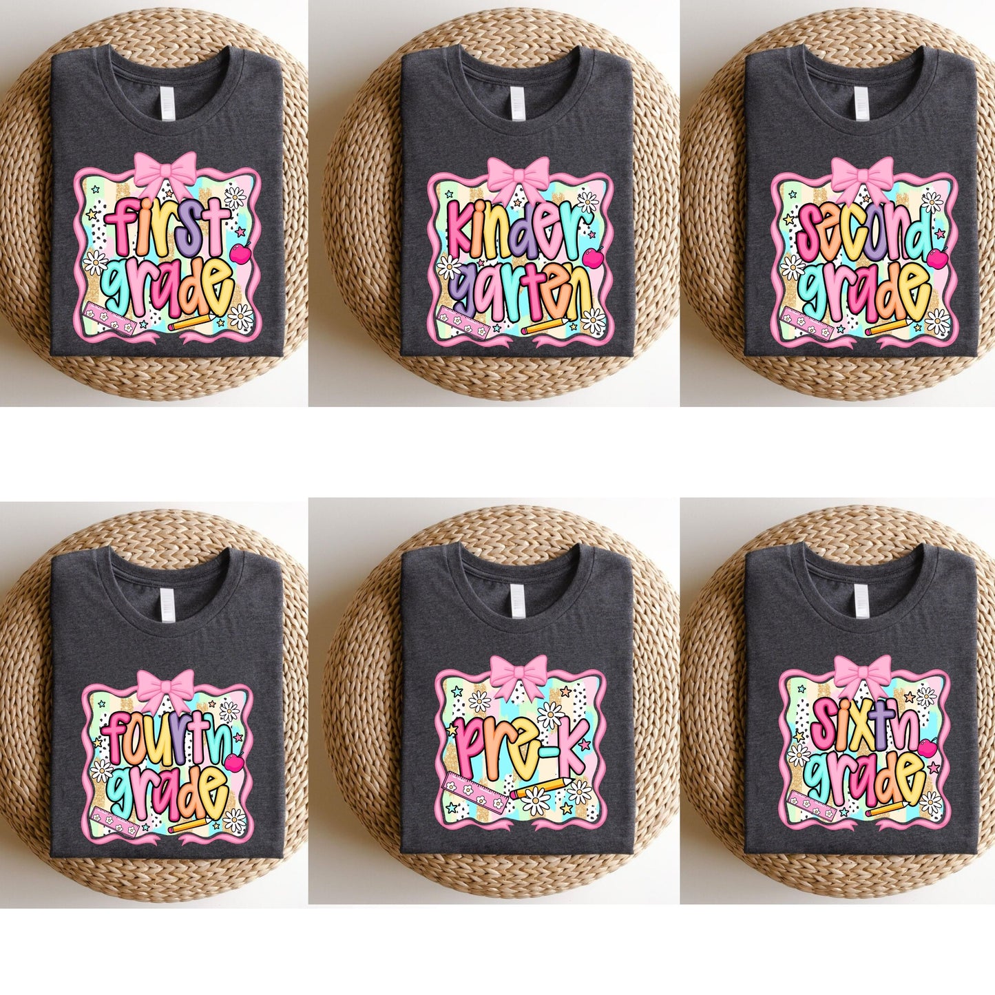 Preppy Back To School Sweatshirt, First Day Of School Sweatshirt, Coquette Teacher Sweatshirt, gift for Girls Sweatshirt