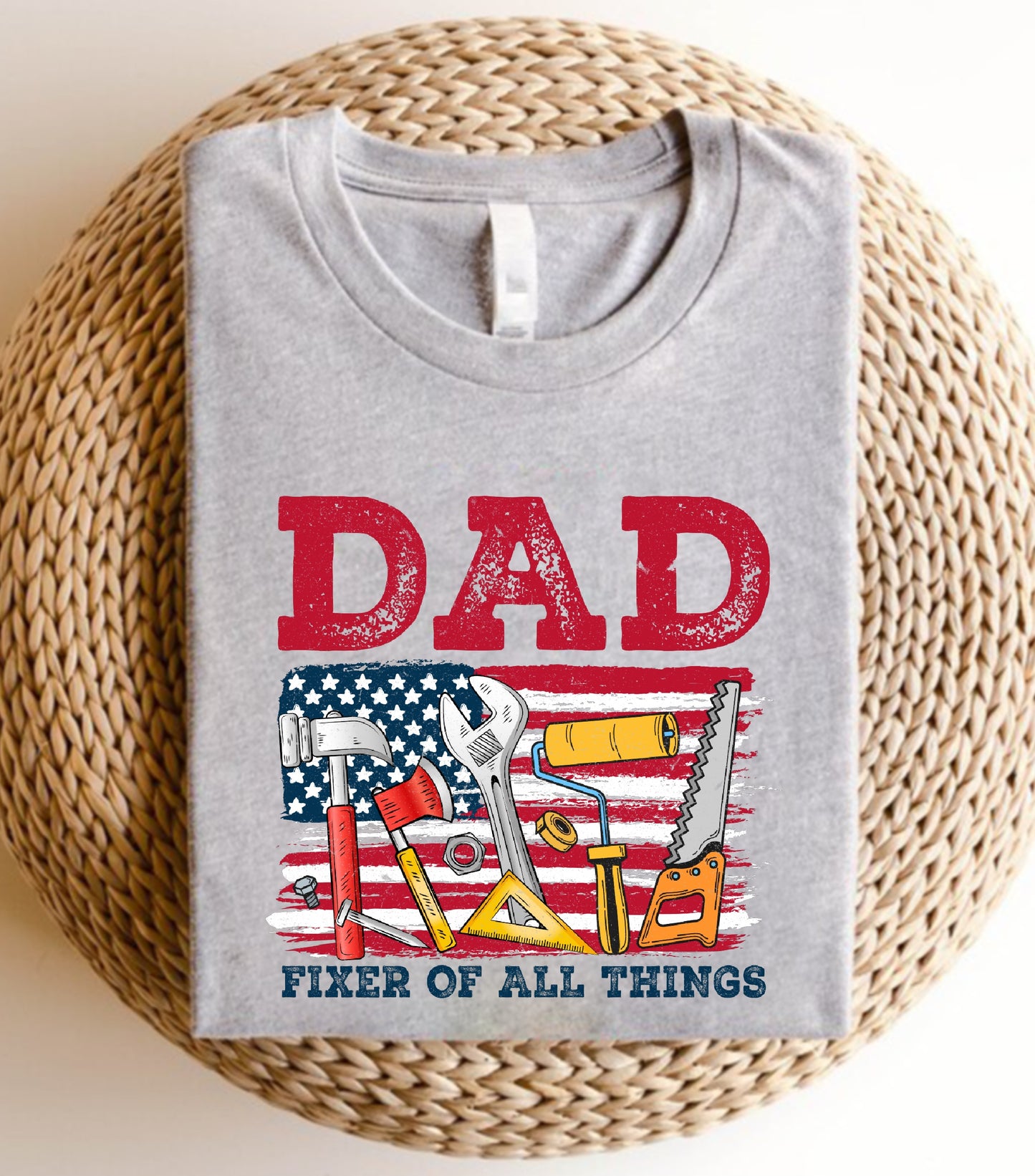 Fixer of All Things Dad Sweatshirt, American Dad sweatshirt, Handyman Tools sweatshirt, Father's Day Gift sweatshirt