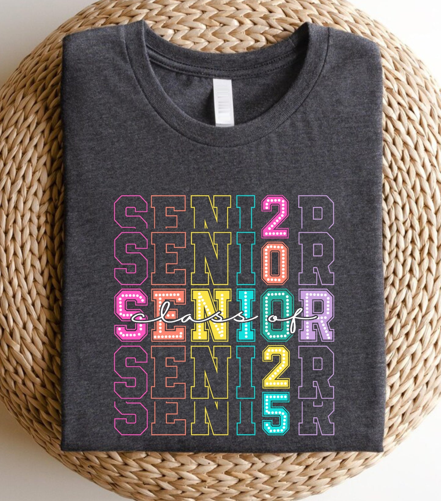 Senior 2025 Sweatshirt, Retro Graduation Sweatshirt, Class of 2025 Sweatshirt, High school Senior Sweatshirt