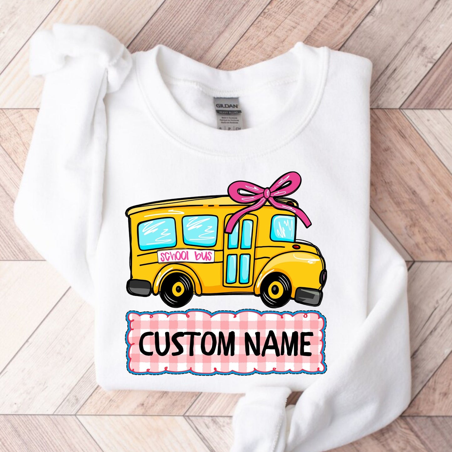 Back To School Custom name Sweatshirt, First Day Of School Sweatshirt, Back To School Boy Girl Sweatshirt, School Goose sweatshirt