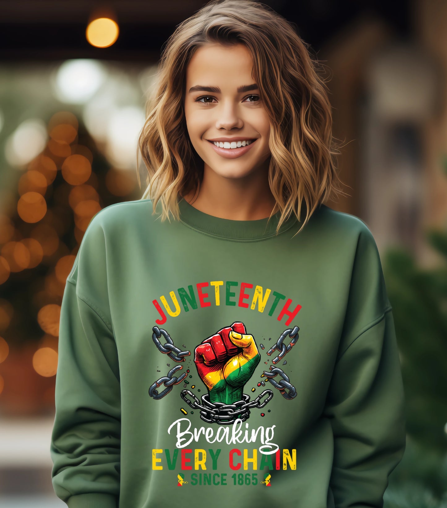 Breaking Every Chain Sweatshirt, Since 1865 Women Men Juneteenth Freedom Sweatshirt, Juneteenth 1865 sweatshirt,  Black History Sweatshirt, Black Freedom Sweatshirt