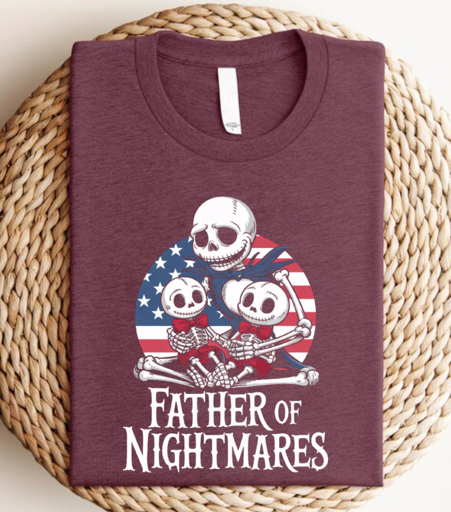 Father Of Nightmares Sweatshirt, Dad And Son Sweatshirt, Skellington Nightmare Sweatshirt, Father’s Day Gift Sweatshirt