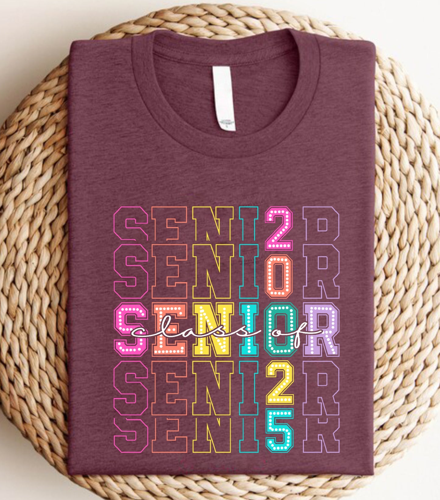 Senior 2025 Sweatshirt, Retro Graduation Sweatshirt, Class of 2025 Sweatshirt, High school Senior Sweatshirt
