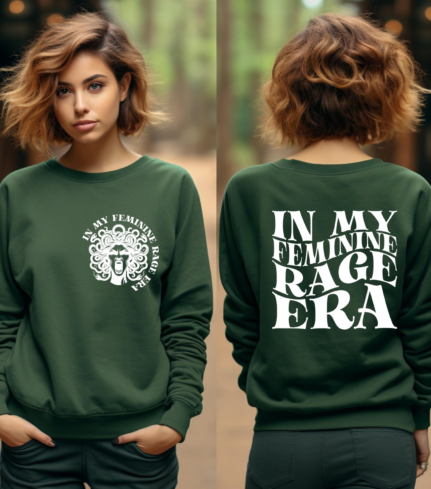 In My Feminine Rage Era Sweatshirt, Feminism Feminist Women's Rights Reproductive Sweatshirt
