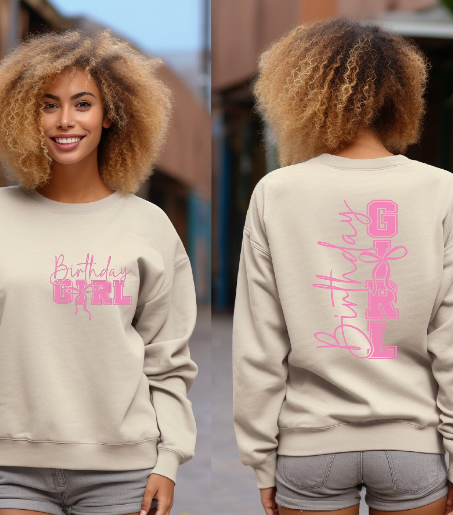 Birthday Girl Sweatshirt, Birthday Girl Coquette Sweatshirt, Birthday Coquette Sweatshirt, Happy Birthday Sweatshirt