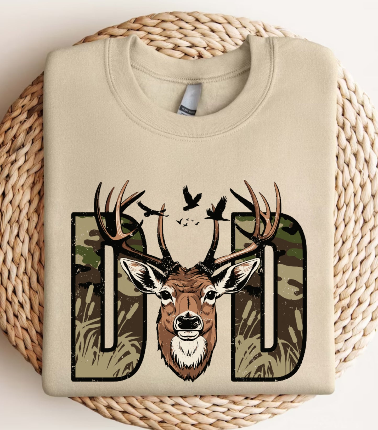 Hunter Dad sweatshirt, Deer Hunting sweatshirt, Best Buckin Dad Ever sweatshirt, Father's day sweatshirt