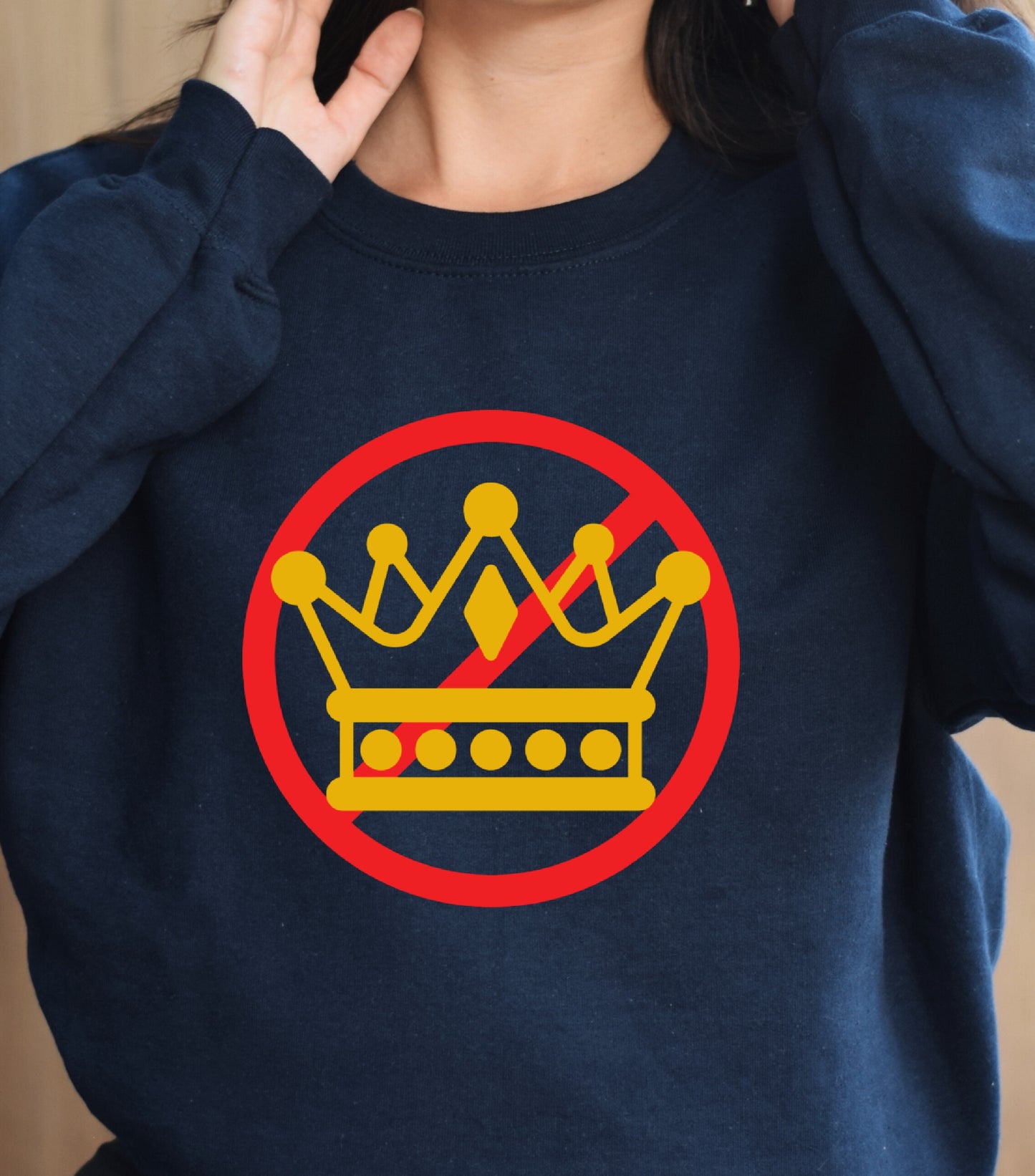 No Kings in America Sweatshirt, Anti Authoritarian Protest Sweatshirt, For Social Justice Sweatshirt,  Democracy Not Monarchy America Sweatshirt, Nope Kings Sweatshirt (Copy) (Copy) (Copy)