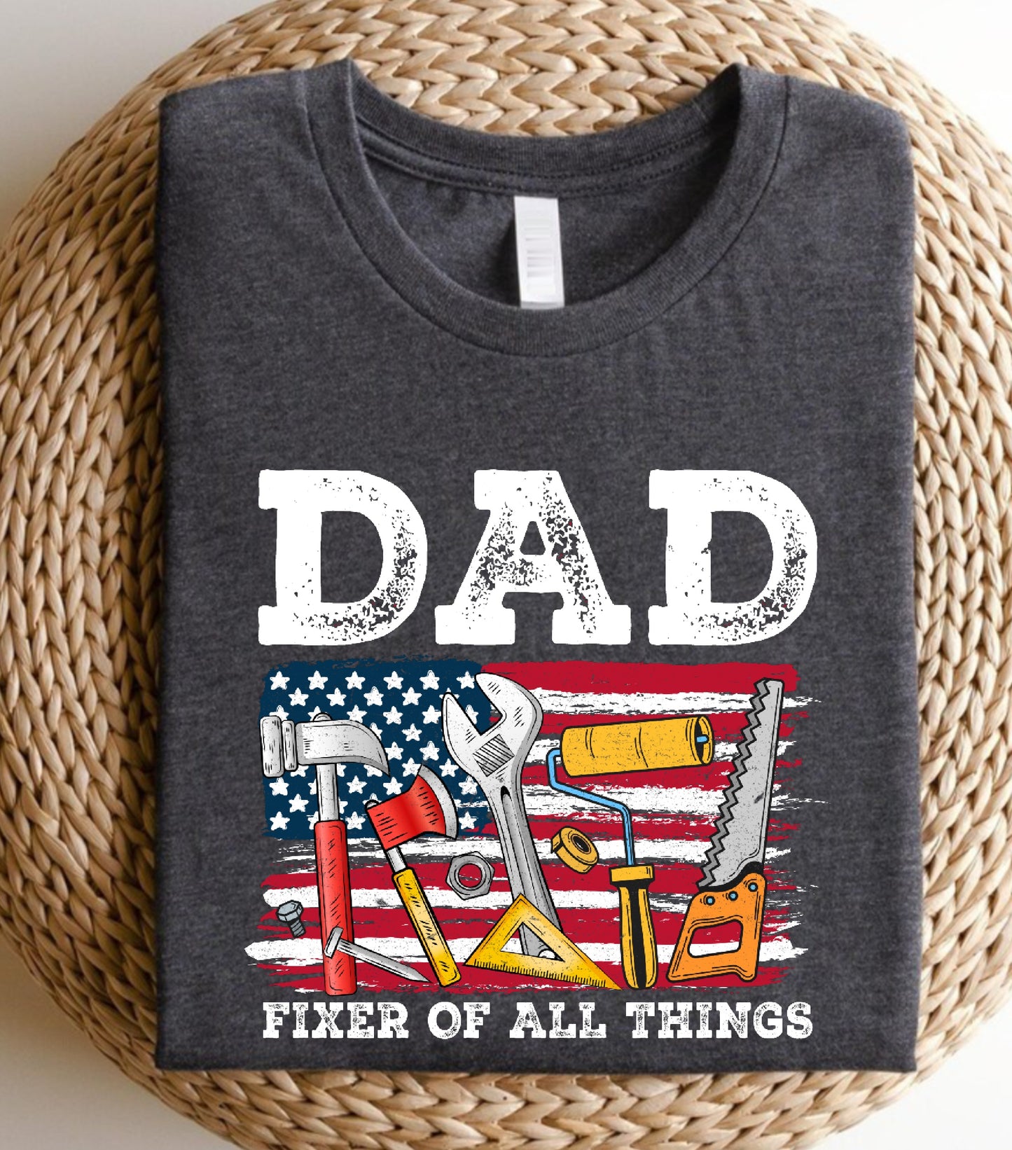 Fixer of All Things Dad Sweatshirt, American Dad sweatshirt, Handyman Tools sweatshirt, Father's Day Gift sweatshirt