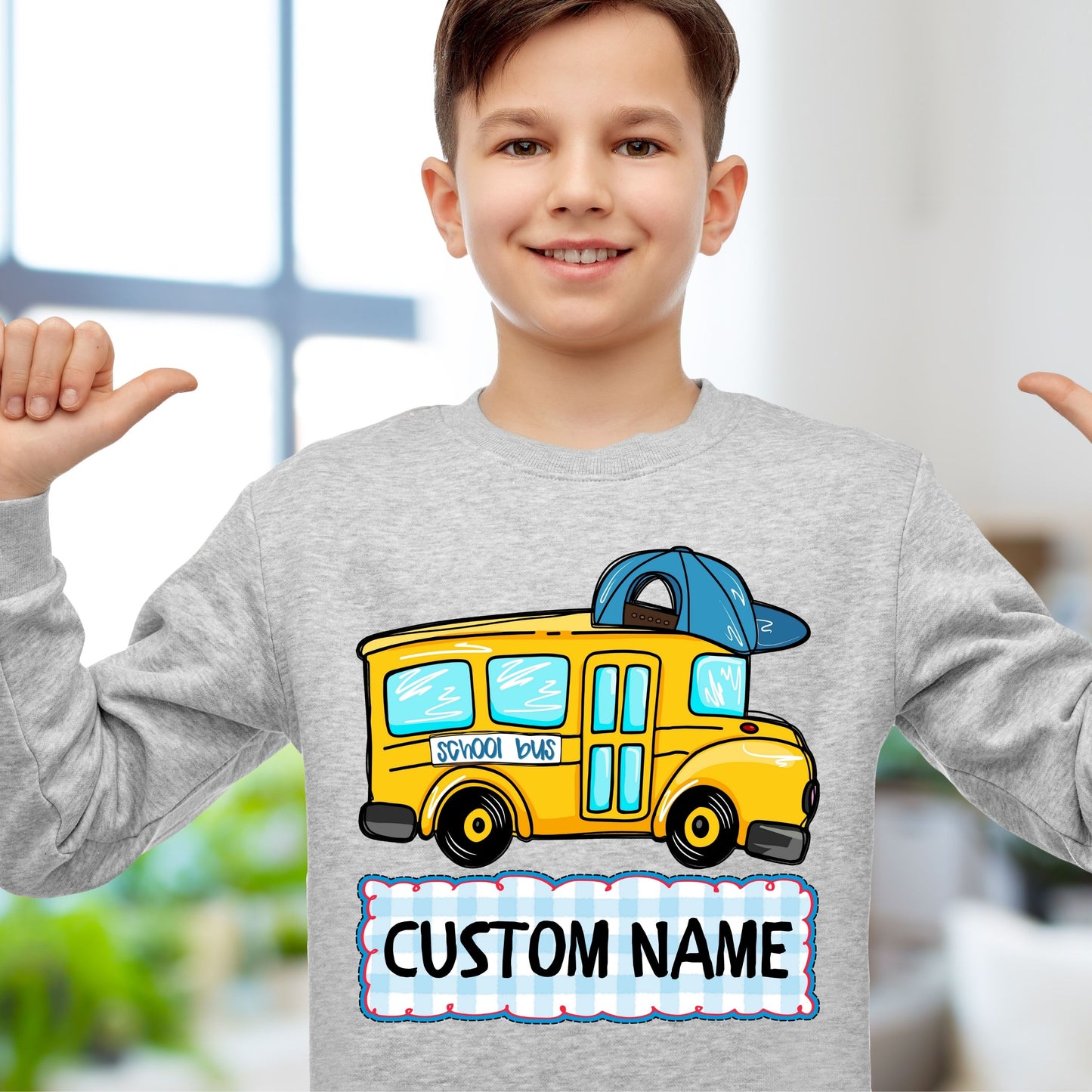 Back To School Custom name Sweatshirt, First Day Of School Sweatshirt, Back To School Boy Girl Sweatshirt, School Goose sweatshirt