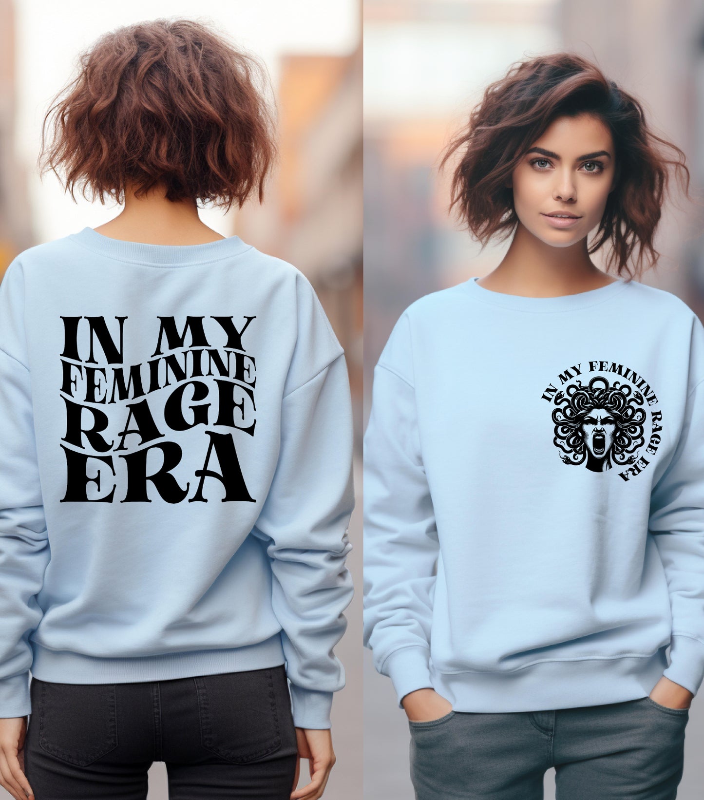 In My Feminine Rage Era Sweatshirt, Feminism Feminist Women's Rights Reproductive Sweatshirt