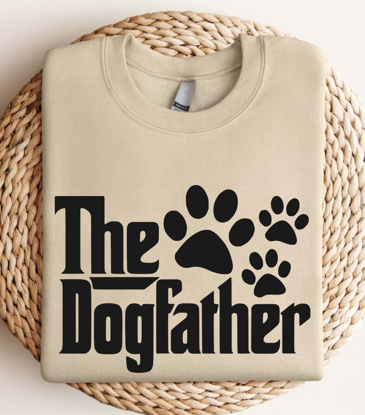 The Dogfather Sweatshirt, Dog Father's Day Gift Sweatshirt, Funny Father's Day Sweatshirt,  Gift for Dogs Dad Sweatshirt