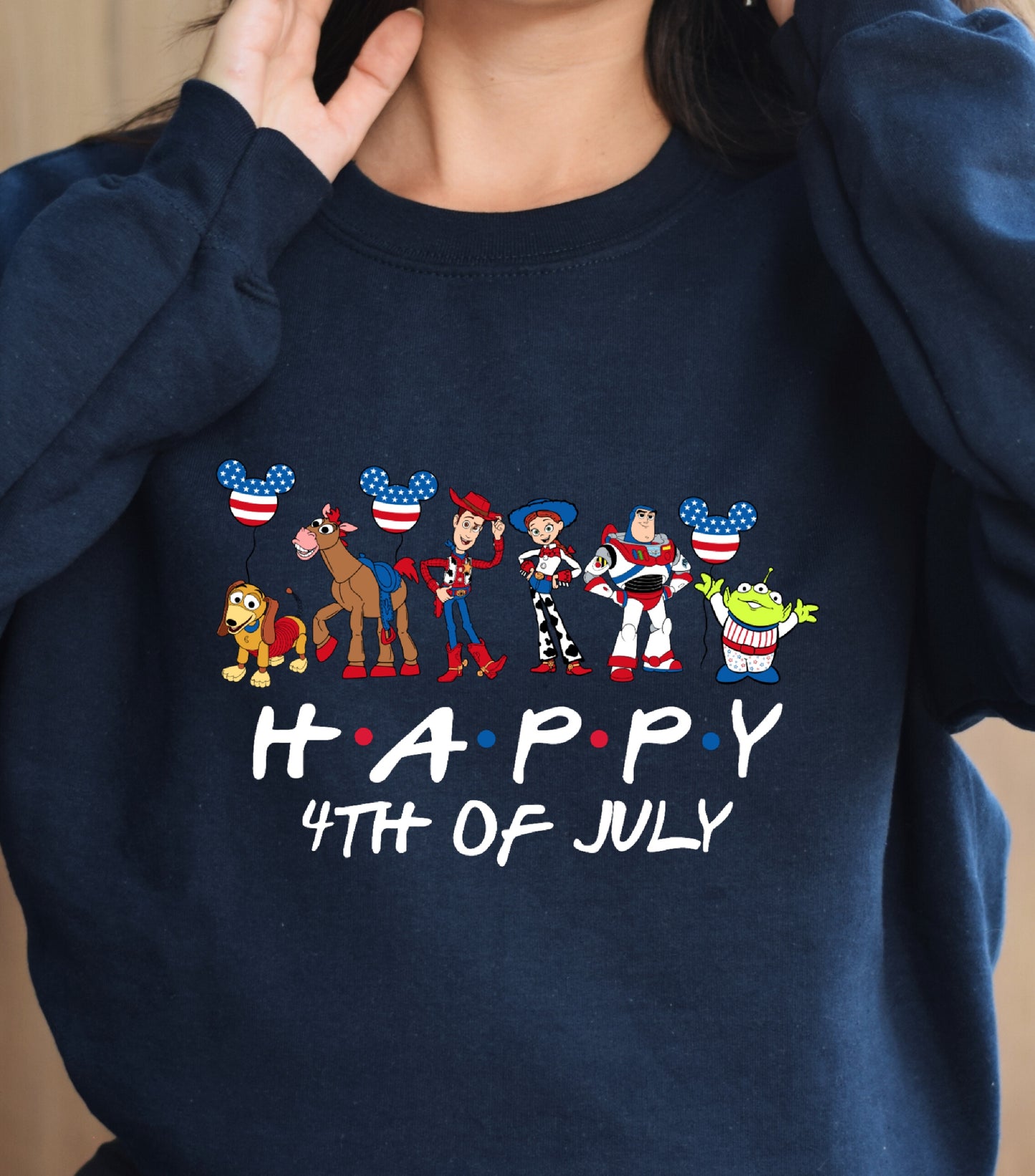 Mouse 4th Of July Sweatshirt, Cartoon 4th July Sweatshirt, Fourth Of July, Independence Day Sweatshirt, &nbsp;4t of July Coquette Sweatshirt (Copy)