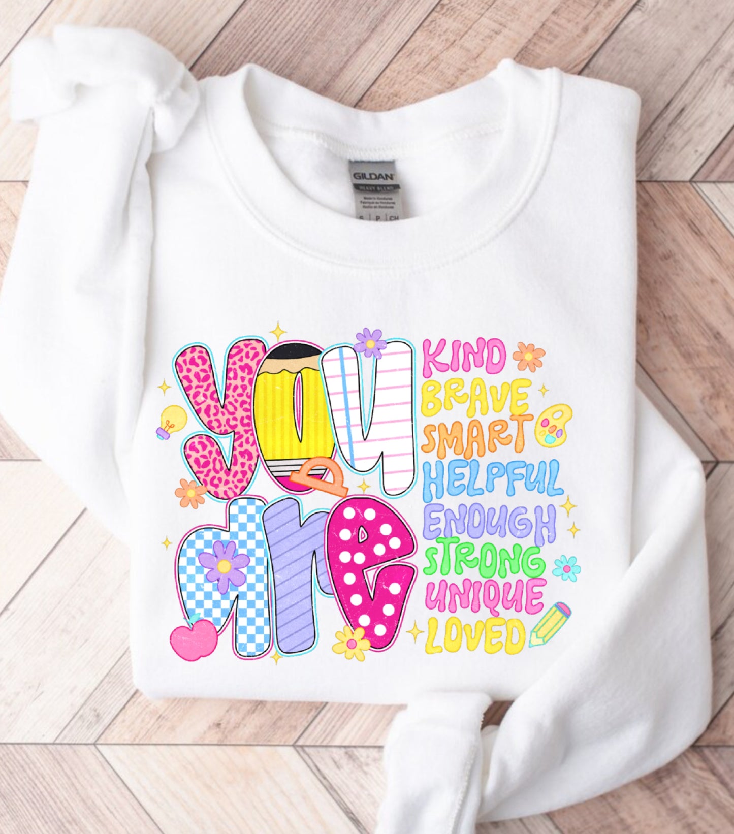 Back To School Sweatshirt, Hello School Sweatshirt, You Are Kind, Teacher Life Gift Sweatshirt, First Day Of School, Teacher Appreciation Gift Sweatshirt