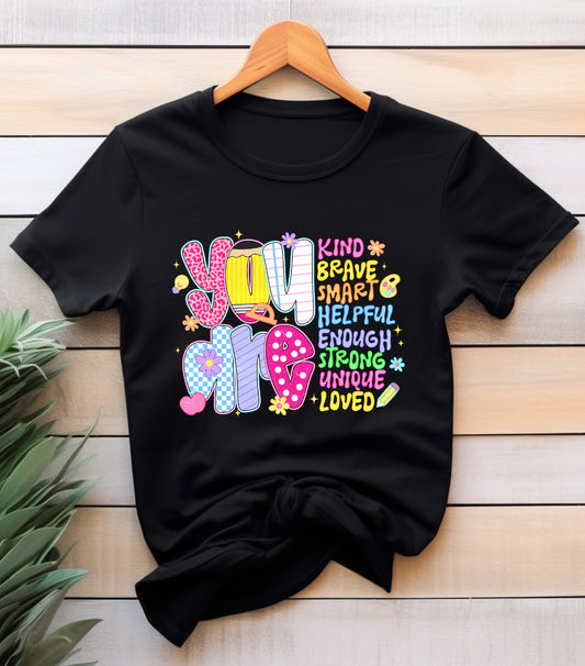 Back To School T-Shirt, Hello School Shirt, You Are Kind, Teacher Life Gift T-Shirt, First Day Of School,  Teacher Appreciation Gift Shirt