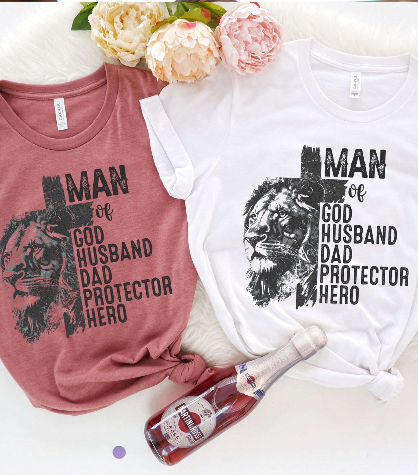 Dad Christian Shirt, Man of God shirt, bible verse Jesus shirt, Dad lion shirt, Christian cross Shirt