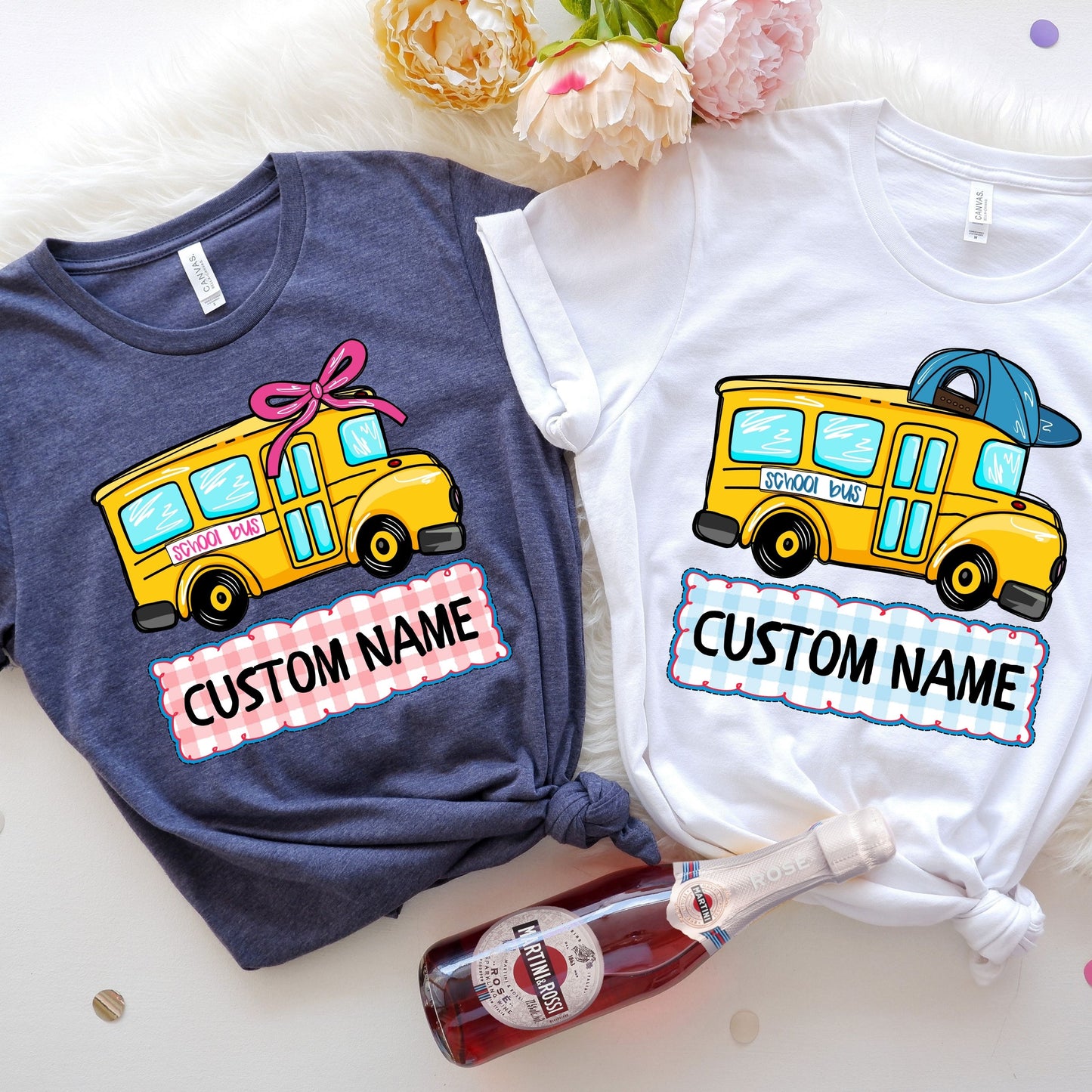 Back To School Custom name T-Shirt, First Day Of School Shirt, Back To School Boy Girl T-Shirt, School Goose shirt