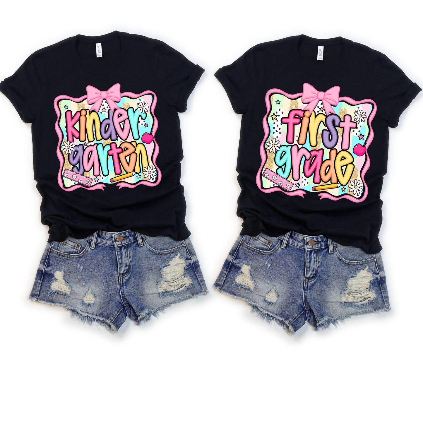 Preppy Back To School T-Shirt, First Day Of School Shirt, Coquette Teacher Shirt, gift for Girls Shirt