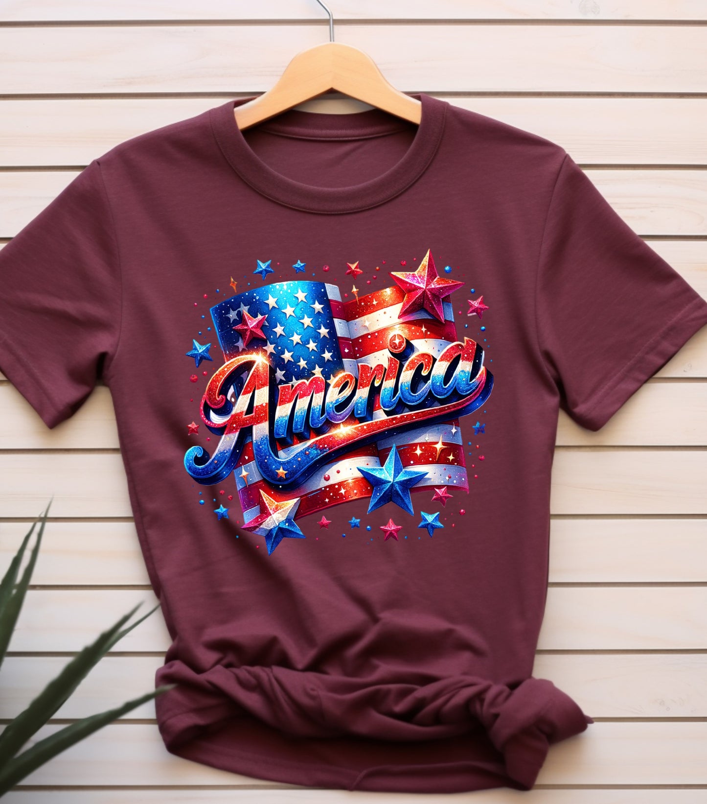 Flag America Patriotic Shirt, 4th Of July Shirt, Independence Day Shirt,  Flower 4th of july shirt