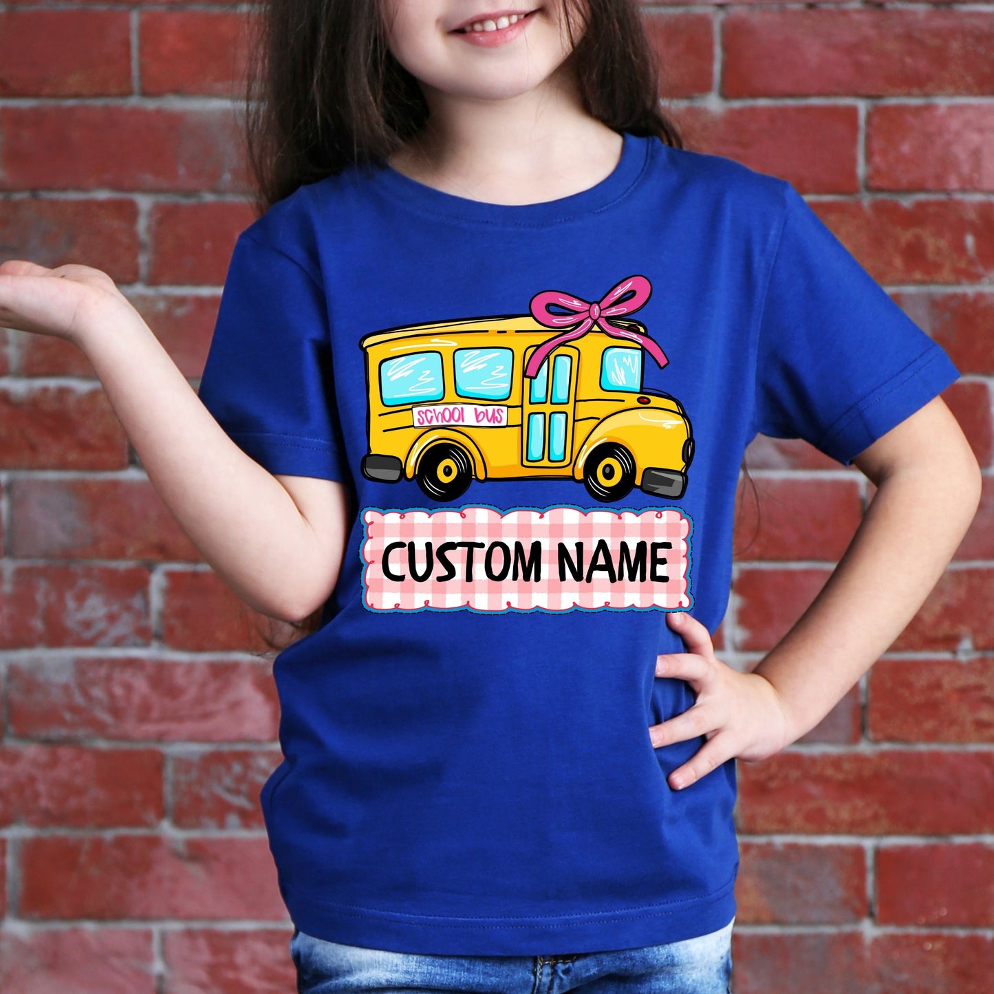 Back To School Custom name T-Shirt, First Day Of School Shirt, Back To School Boy Girl T-Shirt, School Goose shirt
