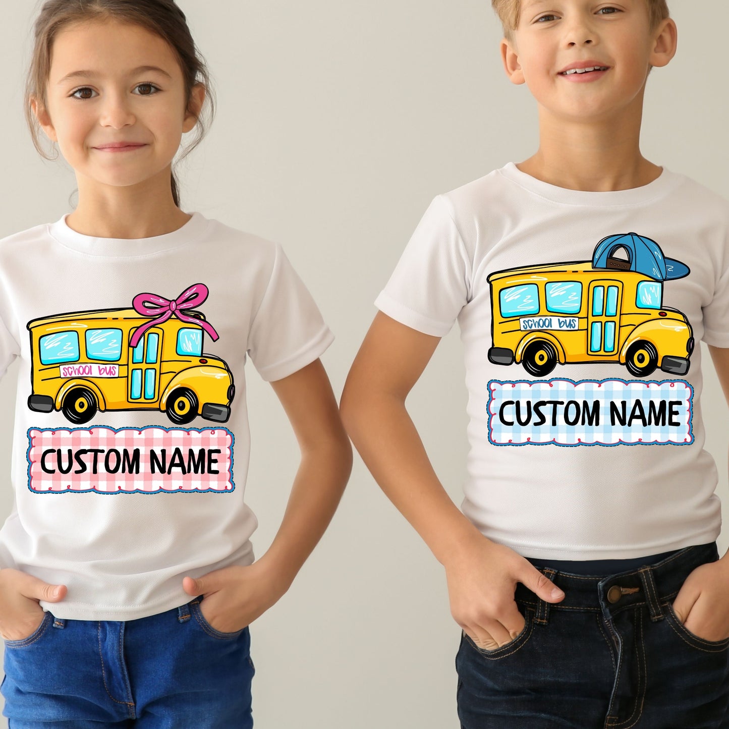 Back To School Custom name T-Shirt, First Day Of School Shirt, Back To School Boy Girl T-Shirt, School Goose shirt