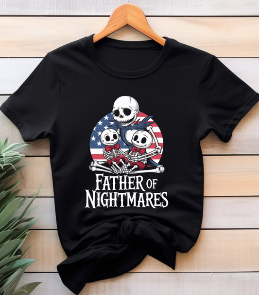 Father Of Nightmares Shirt, Dad And Son Shirt, Skellington Nightmare Shirt, Father’s Day Gift Shirt