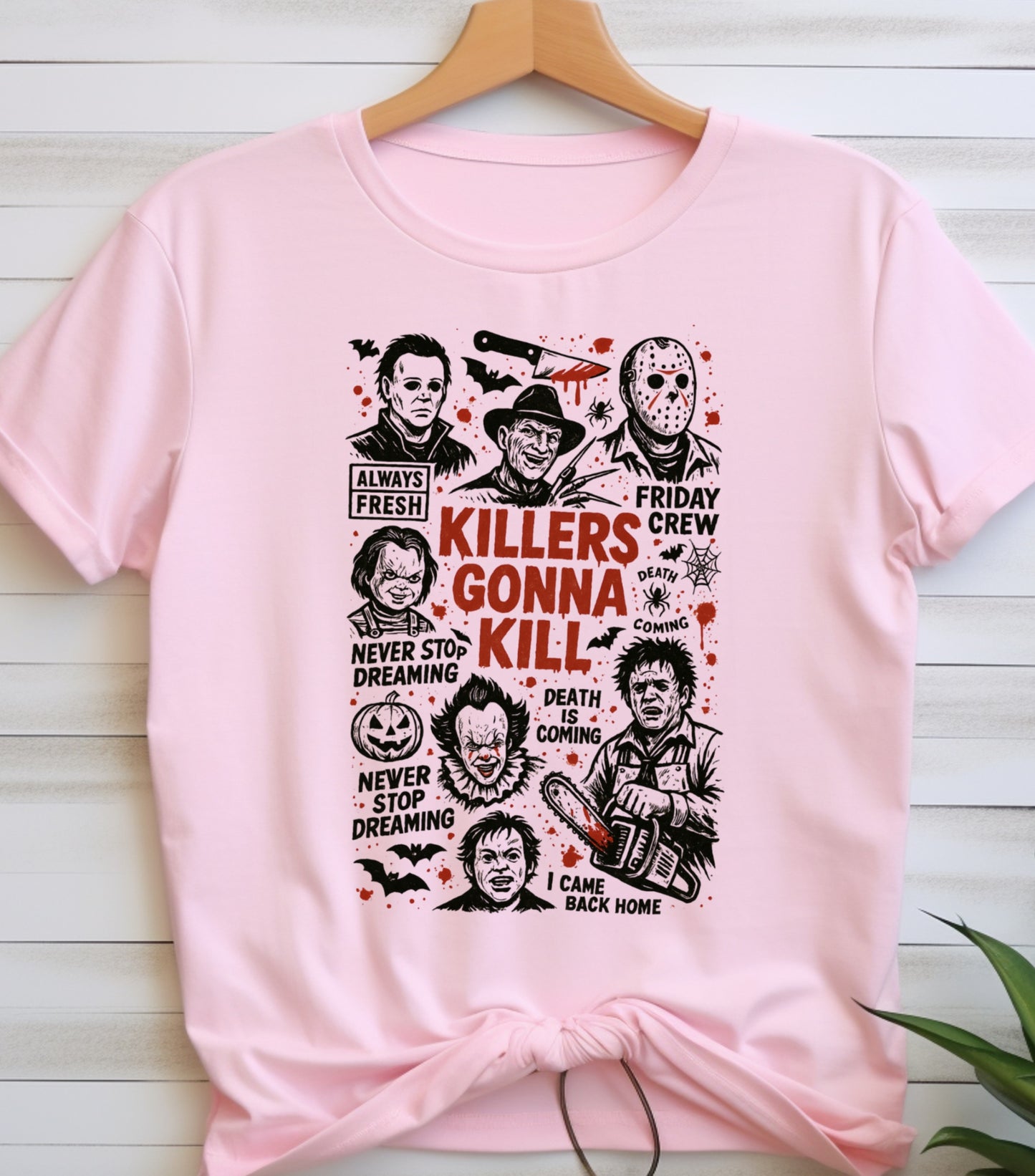 Horror Friends T-Shirt, Retro Halloween Shirt, The Boys Of Fall for gift Shirt, Horror Movie Halloween Shirt