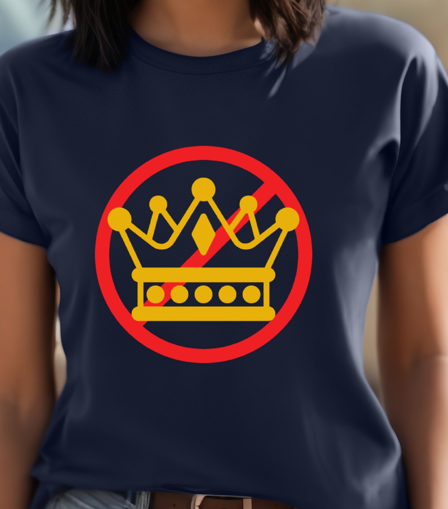 No Kings in America T-Shirt, Anti Authoritarian Protest T-Shirt, For Social Justice Shirt,  Democracy Not Monarchy America Shirt, Nope Kings T-Shirt (Copy) (Copy) (Copy)