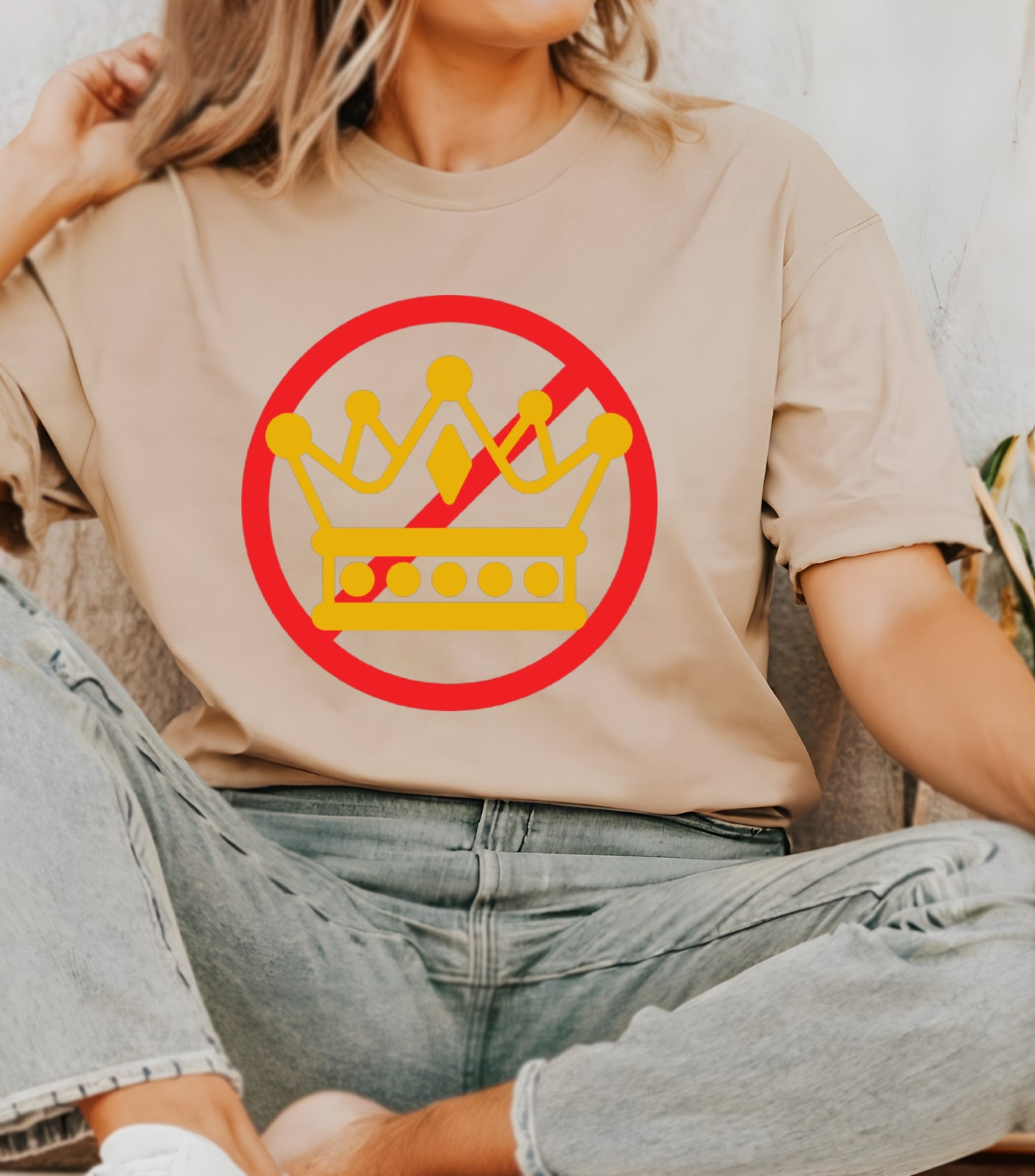 No Kings in America T-Shirt, Anti Authoritarian Protest T-Shirt, For Social Justice Shirt,  Democracy Not Monarchy America Shirt, Nope Kings T-Shirt (Copy) (Copy) (Copy)