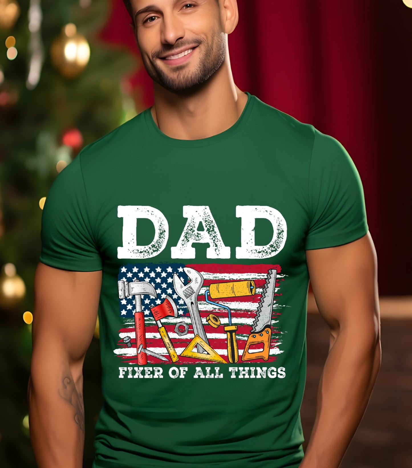 Fixer of All Things Dad Shirt, American Dad shirt, Handyman Tools shirt, Father's Day Gift shirt