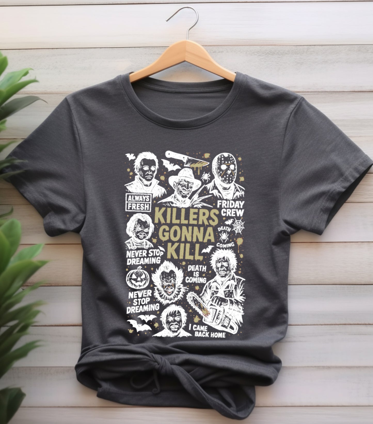 Horror Friends T-Shirt, Retro Halloween Shirt, The Boys Of Fall for gift Shirt, Horror Movie Halloween Shirt