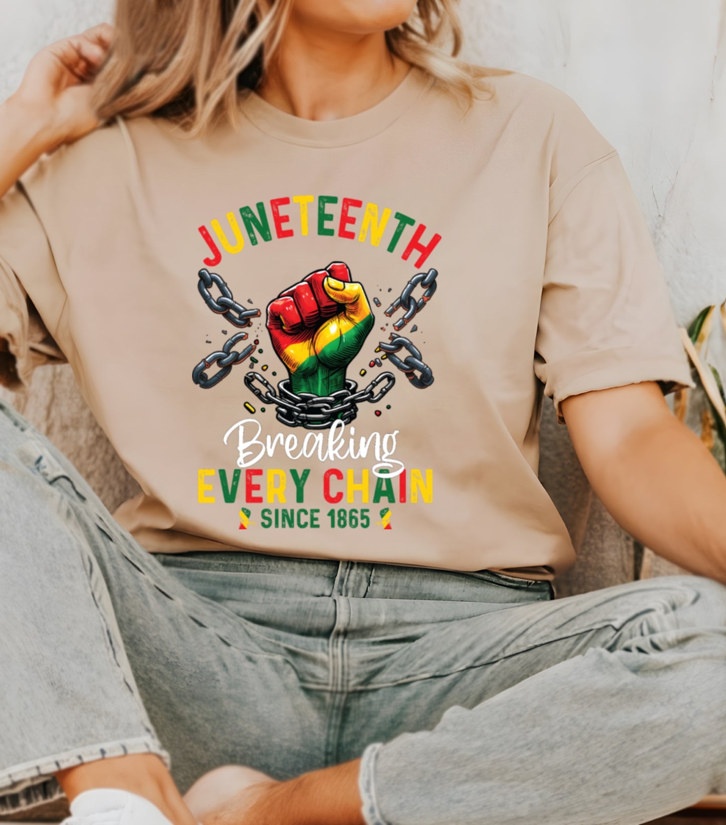Breaking Every Chain Shirt, Since 1865 Women Men Juneteenth Freedom Shirt, Juneteenth 1865 shirt,  Black History Shirt, Black Freedom Shirt
