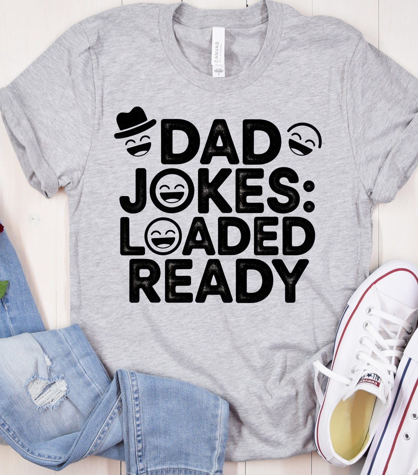Dad Jokes Loaded Ready Shirt, Funny Father shirt, Humor Retro shirt, happy fathers day shirt